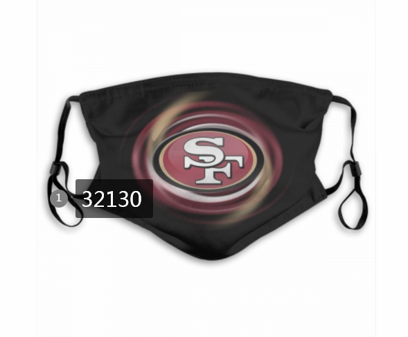 NFL 2020 San Francisco 49ers #39 Dust mask with filter